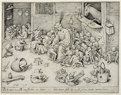 Brueghel-l'ane est à l'ecole