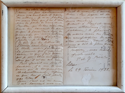 Carte de Paul-Beat - 1932