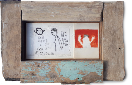 Charlotte-Landhaller - Dessin sur toile - 1989 Charlotte-Landhaller - Dessin sur toile - 1989