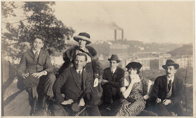 Fernand Crepeaux, Mme Crepeaux, Charles Cheriez - 1920