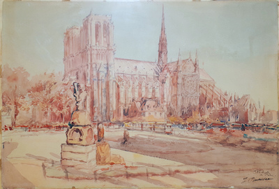 Notre-Dame de Paris par Jules Pinasseau - 1919