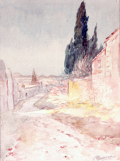 Paysage provençal - Jules Pinasseau - 1919 Paysage provençal - Jules Pinasseau - 1919