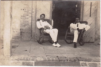 Haiti - manufacture de café, le magasin de Petit Goave - Maurice et Charles Cheriez