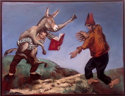 Garouste - L'étudiant et l'autre lui-meme - 2007 - Huile sur toile Garouste - L'étudiant et l'autre lui-meme - 2007 - Huile sur toile