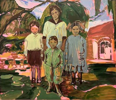 Les-freres-et-soeurs-2020-Claire-Tabouret-Montréal-Musée-des-Beaux-Arts